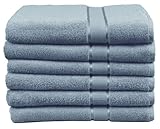 IMAGE OF Encore 6-Piece Bath Towel Set, Bluestone