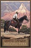 Northwest Art Mall 11 x 17 Poster Grand Canyon Cowboy by Paul A. Lanquist