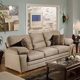 Cobblestone Microfiber Queen Sleeper Sofa