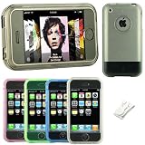 Apple iPhone Premium Snap-On Crystal Case with Belt Clip - 5 Color Choices (Compatible with 1st Generation iPhones ONLY)