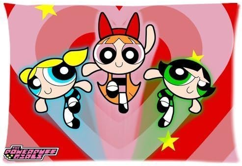 Custom The Powerpuff Girls Two Sides Printed for 20*30 inch Zippered Cushion Case Cover by Family Der by Family Der