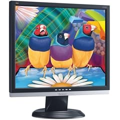 Viewsonic VA926 48,3 cm (19 Zoll) TFT Monitor schwarz/silber, DVI (Kontrast 1000:1, 5 Ms Reaktionszeit)