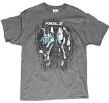 PORTAL 2 TWO T-SHIRTS - ATLAS AND PEABODY - NEW PORTAL 2 SHIRTS - PORTAL T-SHIRTS + wristband.