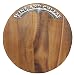 Wood Wine and Cheese Round Cutting Board 13D