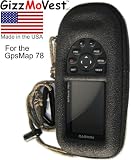GARMIN 78 78sc 78 s Heavy-Duty Case Cover Skin in tactical *Special Ops Black* w/ Webbing Loop, Lanyard w/Clip. Only For Garmin GPSMap 78sc, 78s & 78. Search 'GizzMoVest' for all models. MADE IN THE USA.
