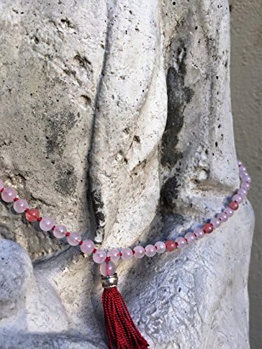 Rose-Quartz Bridesmaids Mala Prayer Beads
