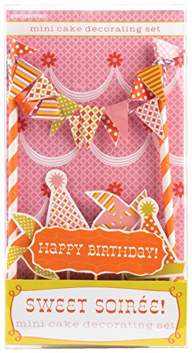 Party Partners Design Mini Cake Decor Kit, Sweet Soiree