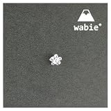 wabie メタル小花 シルバー