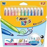Bic Kids Kid Couleur XL Feutre ultra lavable Couleurs assorties