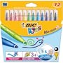 Bic Kids Kid Couleur XL Feutre ultra lavable Couleurs assorties