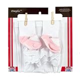 Dimples Mary Jane Tights - Pink, 0-12 Months
