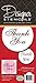 Designer Stencils C735 Thank You Cookie and Cupcake Stencil Set, Beige/Semi-Transparent