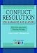 Book Conflict Resolution for Managers and Leaders, Participants Workbook: The CDR Associates Training Pac