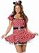 Apparel : Minnie Mouse Sexy Adult Halloween Costume Skimpy Red Polka Dot Mini Dress Naughty Plus Size Outfit