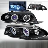 99 00 01 BMW 3-series E46 4-Door 323i 325i 328i 330i Halo Projector Headlights -... by ACP