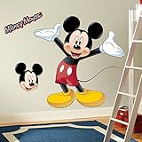 Roommates Rmk1508Gm Mickey Mouse Peel And Stick Giant Wall Decal