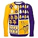 FOCO NFL Minnesota Vikings BUSY BLOCK Ugly Sweater, Large