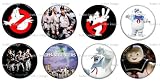 Set of 8 GHOSTBUSTERS Ghost Busters PINBACK BUTTONS 1.25