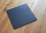 Interlocking Gym Garage Anti Fatigue Flooring Play Mats 96sqft D easimat branded mats