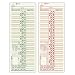 Adams Time Cards, Weekly, Overtime Format, 3.4 x 9 Inches, Manila, 2-Sided, 200 Count (9675-200)