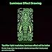 YunMonster iPhone 6 Plus Case,Clouds[Night Luminous Glow] Luxury Cool Cute Lion Animal Pattern Design TPU Rubber Silicone Gel Slim Flexible Soft Protective Cover for iPhone 6 Plus 5.5inch