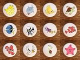 SET (12) FINDING NEMO LOT DRAWER PULLS KNOBS