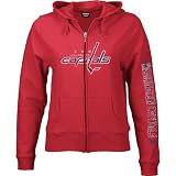 Washington Capitals Women's Ginormous Logo Full Zip Hooded Sweatshirt
