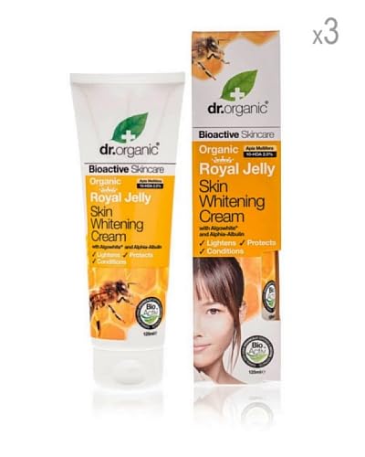 Dr Organic Set 3 Creme Viso Schiarenti Pappa Reale 125 ml cad.