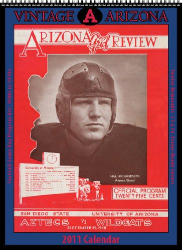 Arizona Wildcats 2011 Vintage Football Calendar