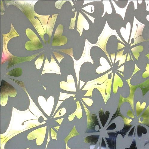 Flock Of Butterflies Sheer Window Film - 3 ft x 4 ft