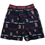 Boston Red Sox Navy Blue Youth Scroll Boxer Shorts