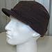 Beechfield jeep peaked army style beanie Heather Chocolate Brown