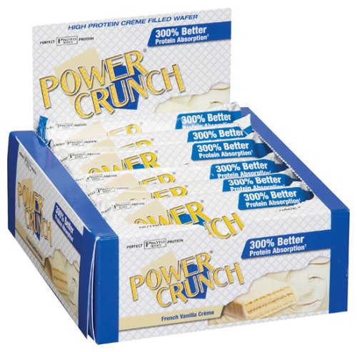 BioNutritional Research Group - Power Crunch French Vanilla Wafer Cookies, 12 bars