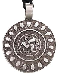 Celtic Irish Shield Pewter Pendant Necklace
