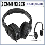 Sennheiser HD-280 Professional Headphones with Collapsible and Rotatable Earpieces w/ Sony MDR-V150 Studio Monitor Series Headphones
