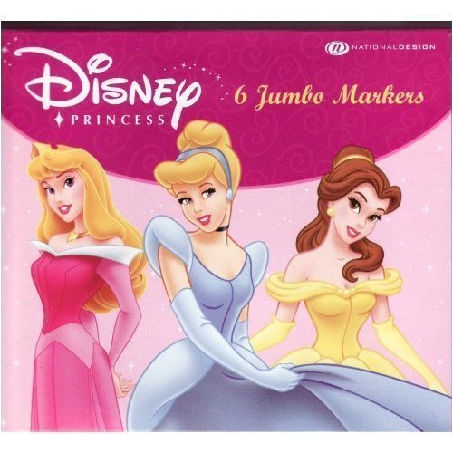 Disney Princess Set of 6 Jumbo Markers - Pen
