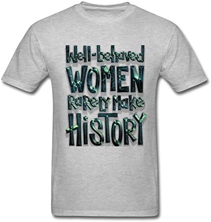 TAMIA Don't You Think If I Were Wrong I'd Know It Women's T Shirts Crewneck Grey L