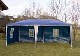 Eigenschaften Maxstore  / 3x6m Pavillon, PE-Plane, Partyzelt blau +Seitenteile