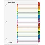 Cardinal by TOPS Products OneStep Index System, 31-Tab, Numbered, Multi-Color, 1 Set (60118)