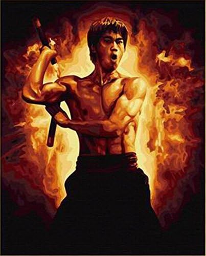 Paint By Number 16" X 20" Kit (Unframed-Unbox) Kung fu