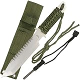 Survivor HK-106280 Outdoor Fixed Blade Knife 11-Inch Overall