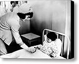 IMAGE OF Jacqueline Kennedy Left, Presents Canvas Print / Canvas Art - Artist Everett