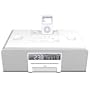 iLuv i199 High-Fidelity Bluetooth Speaker System with AM/FM, CD, Dual Alarm, and Dock for iPod (White)
