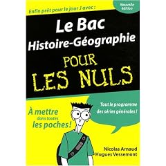 Le Bac Histoire-G�ographie pour les nuls
