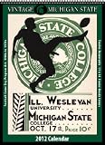Michigan State Spartans 2012 Vintage Football Calendar