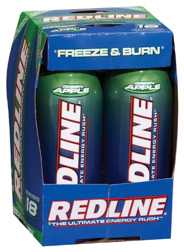 VPX (Vital Pharmaceuticals) - Redline Rtd Green Apple, 4 drinks