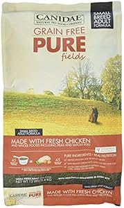 CANIDAE Grain Free PURE Fields Small Breed Dog Formula Food Made with Fresh Chicken, 12 lb