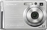Sony Cybershot DSCW80 7.2MP Digital Camera with 3x Optical Zoom and Super Steady Shot (Silver)