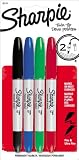 Sharpie Twin Tip Fine Point and Ultra Fine Point Permanent Markers, 4 Colored Markers (32174PP)