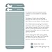 MediaDevil Back (Rear) Screen Protector for iPhone SE (2016) / 5S / 5, Dual-Tone Clear Edition - [2 x Back Protectors]